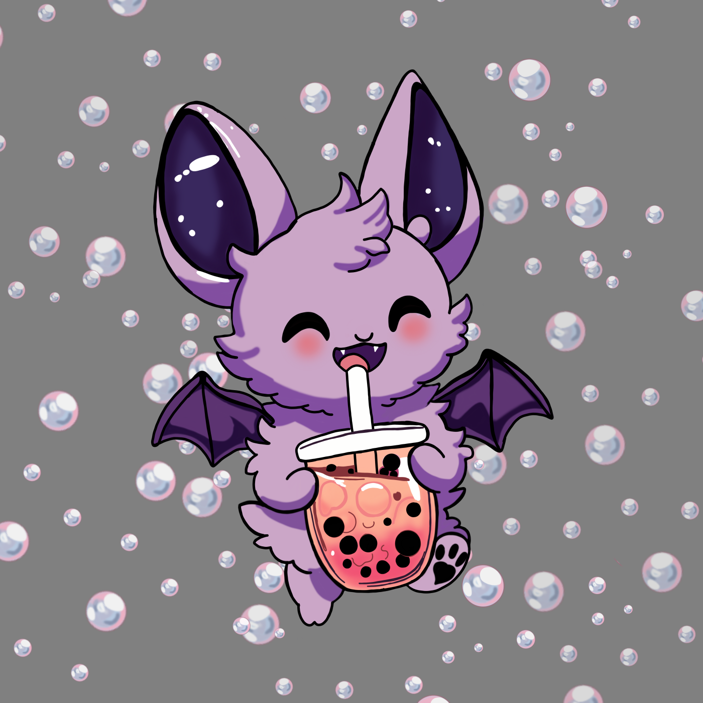 Cutie Boo Batty Bubbles Joy Of Bubble Tea 